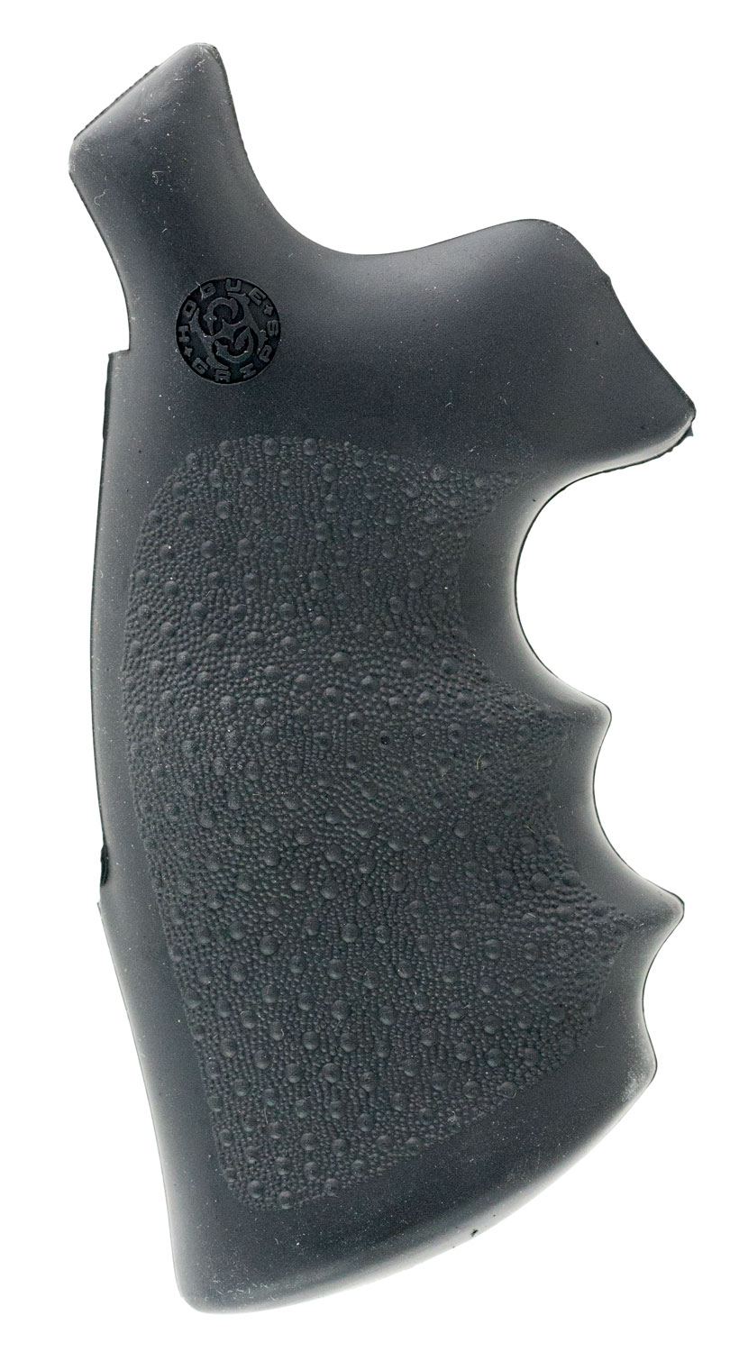 Hogue 25002 Black Rubber Monogrip with Finger Grooves for S&W N Frame