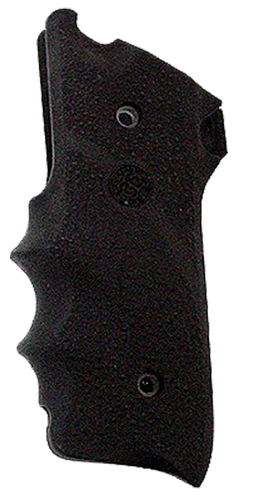 Hogue 82000 Rubber Grip Black with Finger Grooves for Ruger Mark II, III-img-0