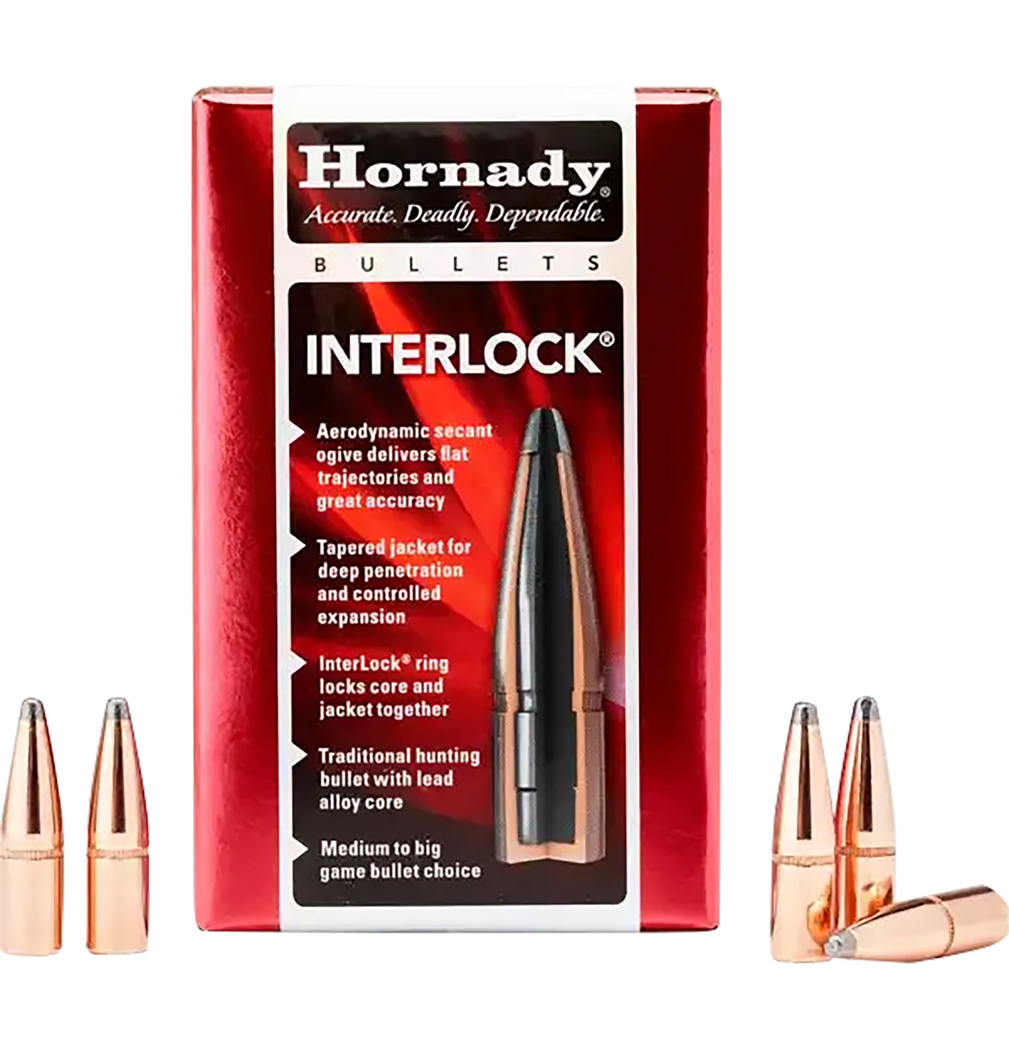 Hornady 3120 InterLock Hunting 303 Cal .312 150 gr Soft Point (SP)