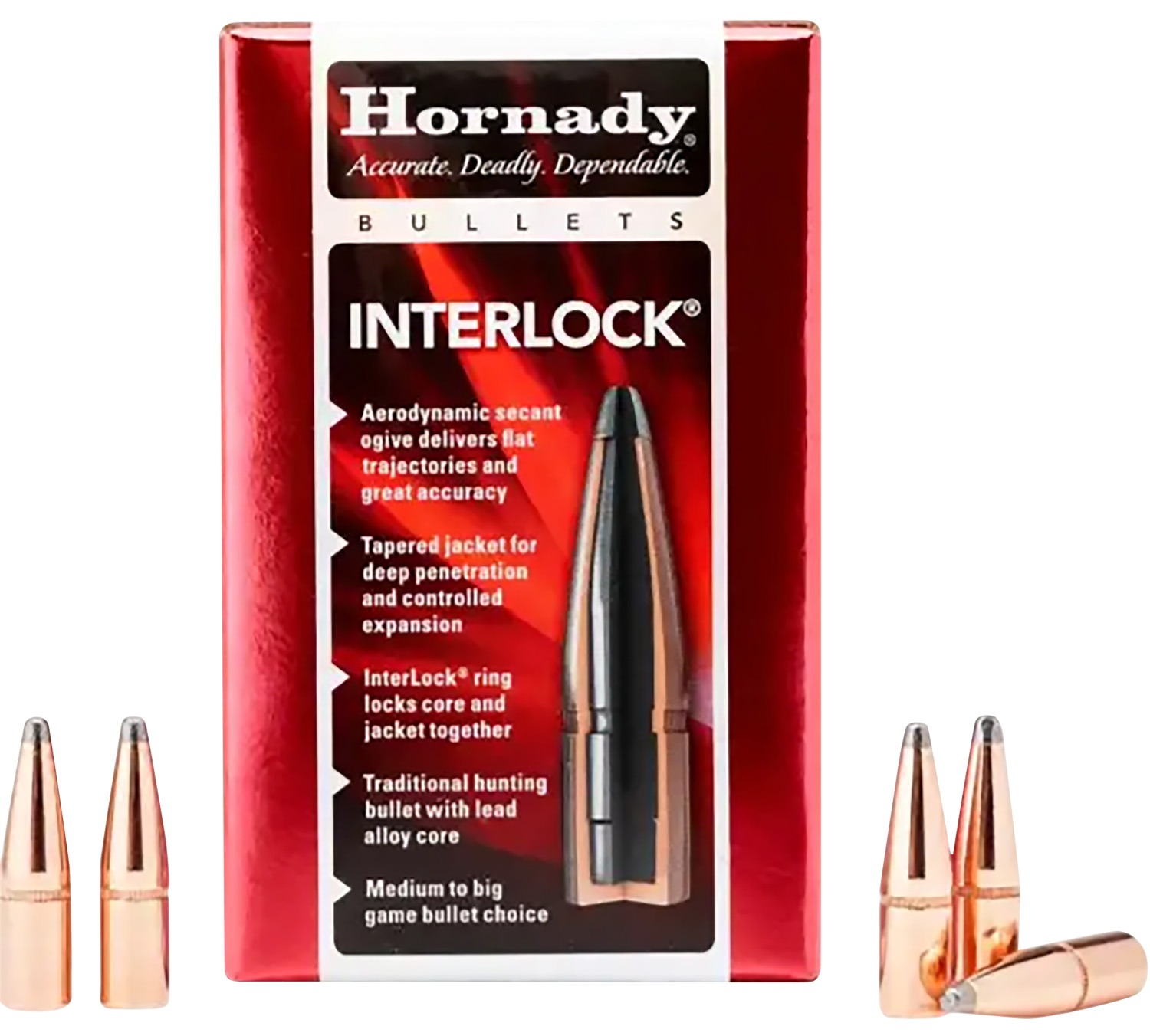 Hornady 3232 InterLock Hunting 8mm .323 150 gr Soft Point (SP)