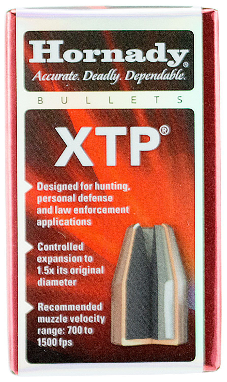 Hornady 9mm Caliber 90 Grain XTP Hollow Point Bullets 100 CT Box #3550