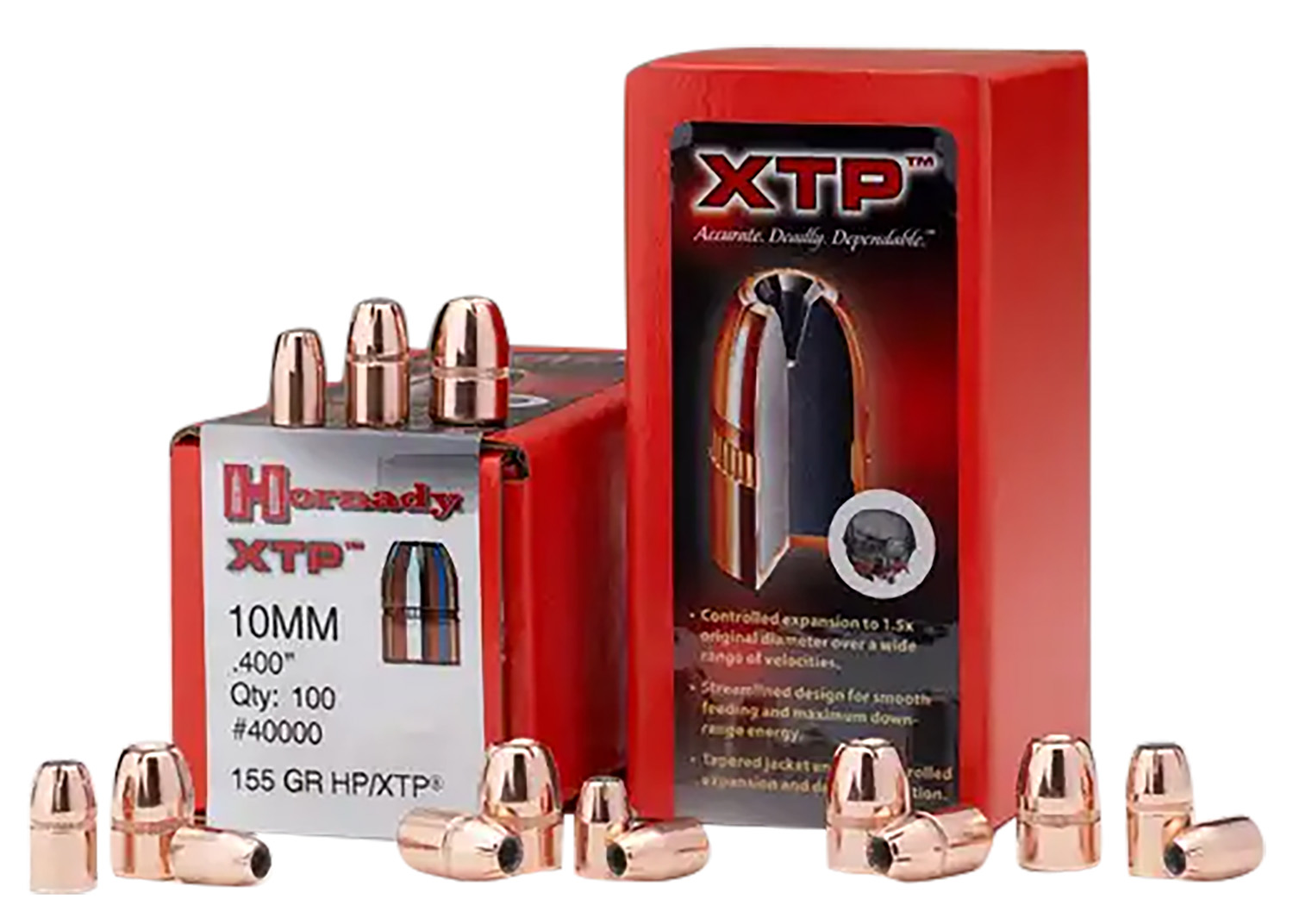 Hornady 35580 XTP 9mm .355 147 gr Hollow Point 100 Per Box/ 25 Case - Hornady - 9mm