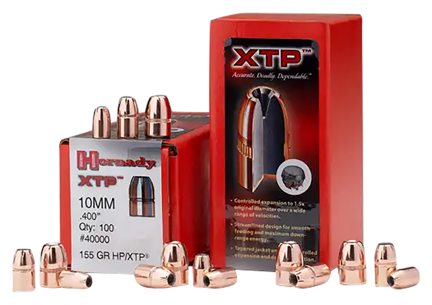 Hornady 38 Caliber Bullets 110 Grains Hollow Point XTP Per 100 35700