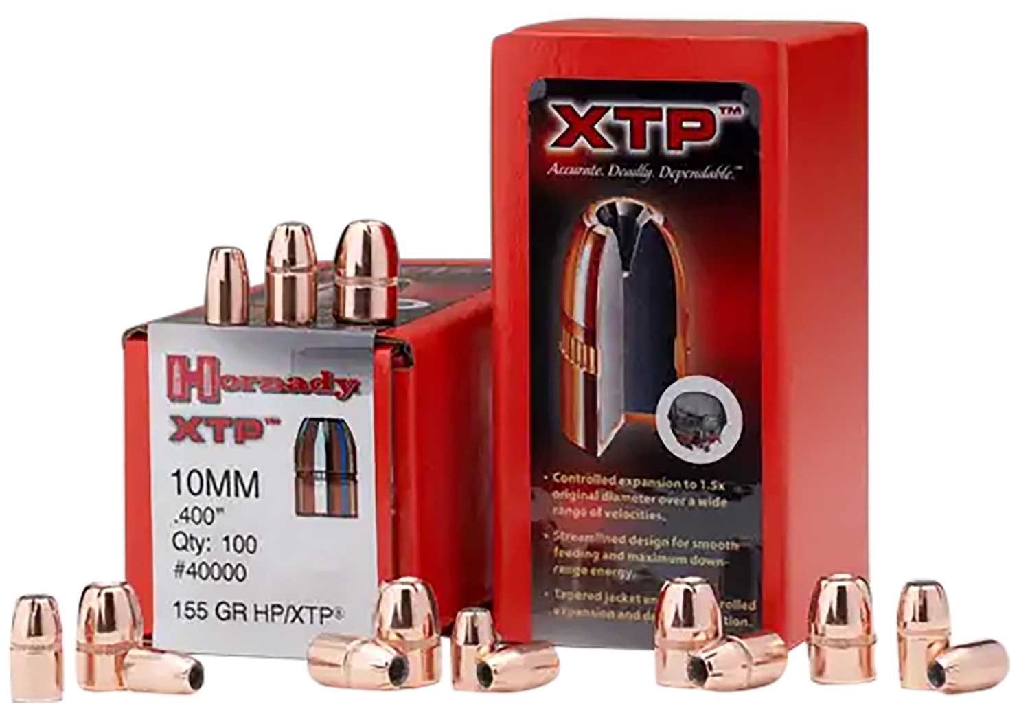 Hornady 35710 XTP 38 Cal .357 125 gr Hollow Point 100 Per Box/ 25 Case