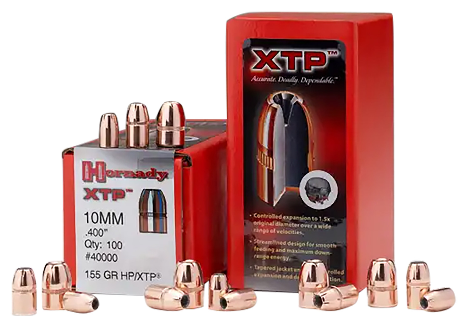 Hornady 45140 XTP 45 Cal .451 200 gr Hollow Point 100 Per Box/ 15 Case