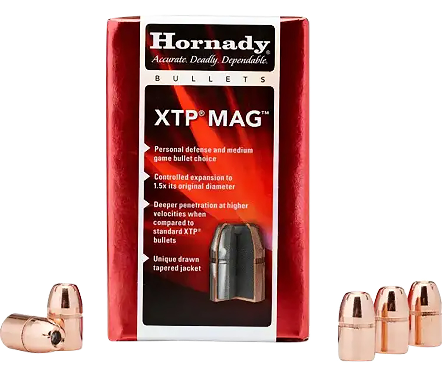 Hornady 45 Caliber Bullets (.452) 300 Grains XTP MAG (Per 50) 45235