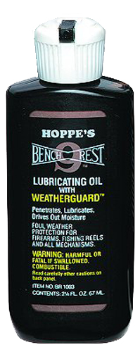 Hoppe's BR1003 No. 9 Bench Rest Lubricating Oil 2.25 oz. Squeeze Bottle 10  - Gun Cleaning Kits & Gun Cleaning Supplies at  : 1022008738