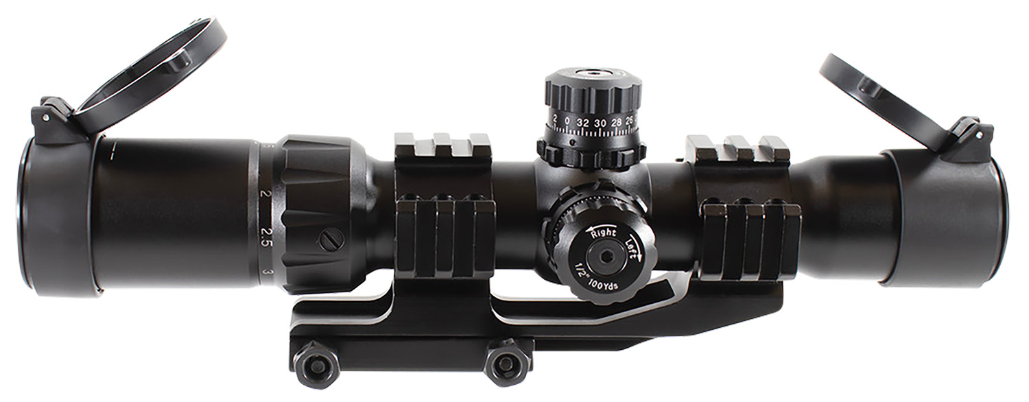Aim Sports JTHR1 Recon CQB 1.5-4x30mm Tri-Illuminated Scope Black