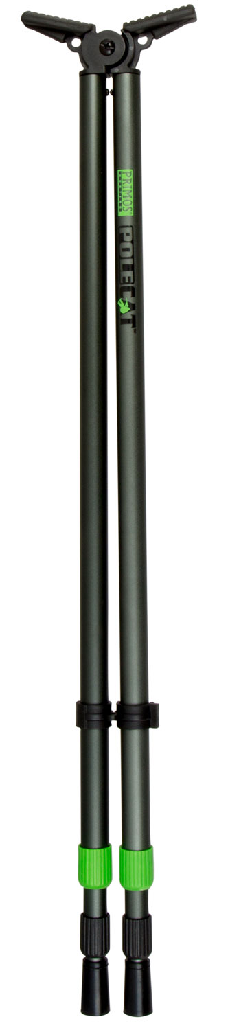 Primos 65483 Pole Cat  Shooting Stick, Tall, Black Aluminum, 25-62