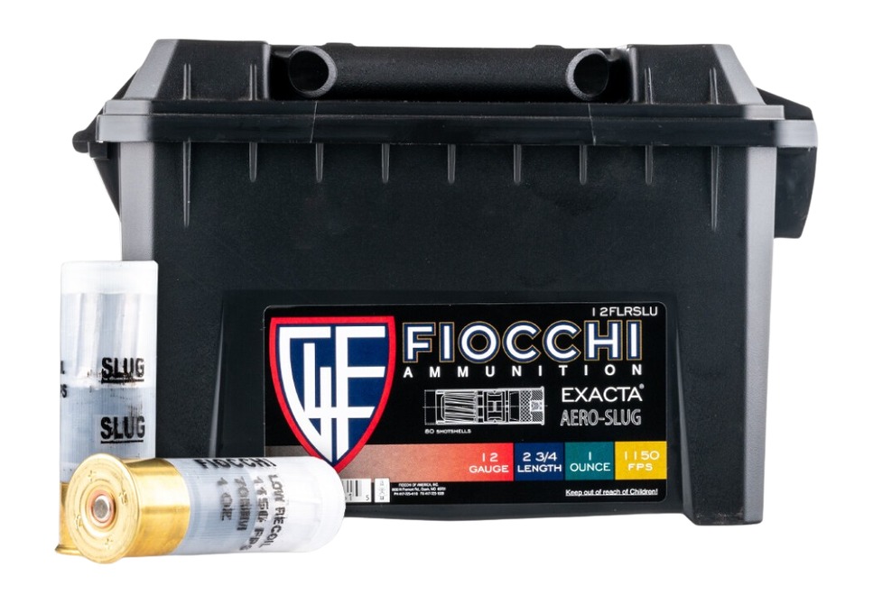 Fiocchi 12FLRSLU Aero Extrema 12Gauge 2.75" 1oz RifledSlug Shot 10 Per Box/8 Case
