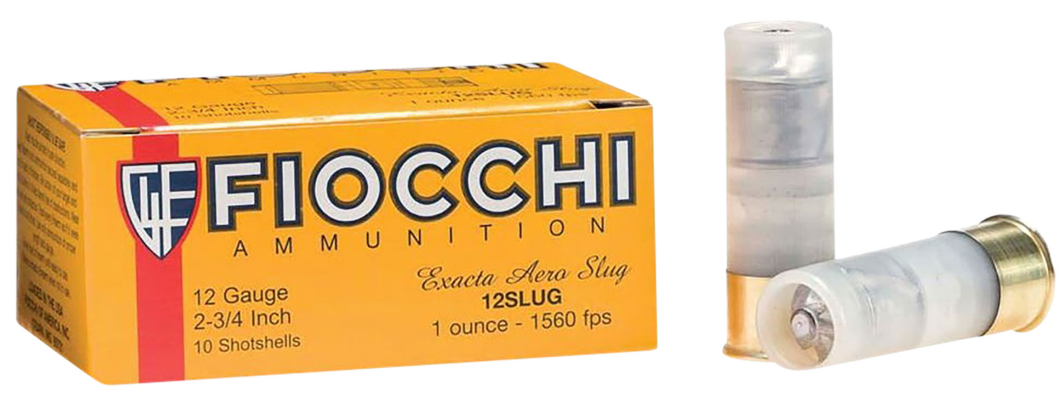 Fiocchi 12Fslug Aero Extrema 12Gauge 2.75" 1OZ Rifledslug Shot 10 PER Box/8 - Fiocchi - SLUG for sale at TheGunDock