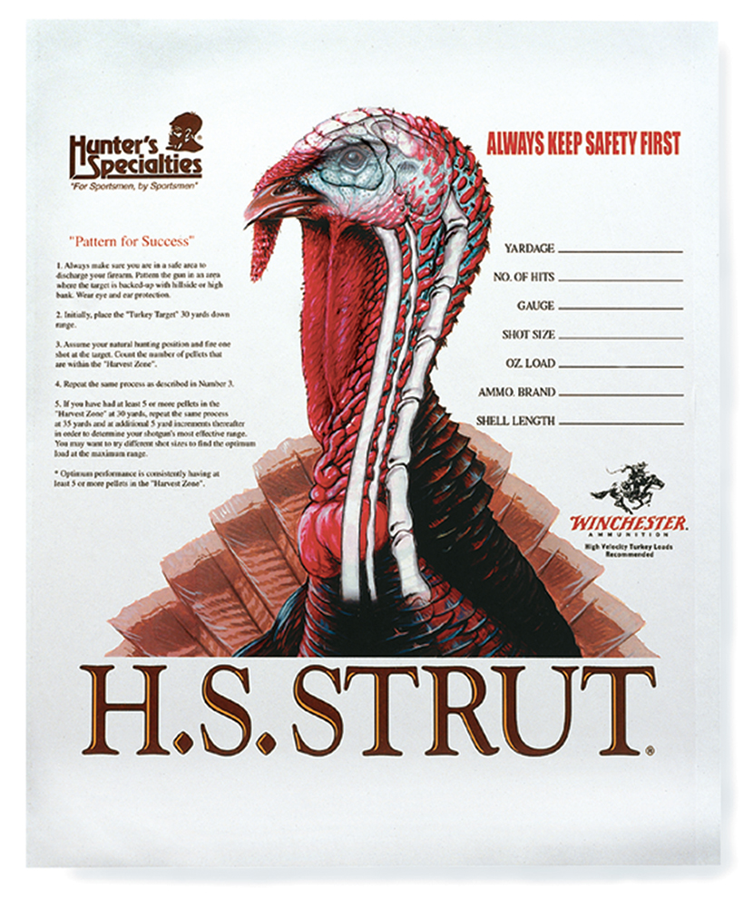 HS Strut 06850 Turkey Paper Hanging Shotgun 11" x 11" Multi-Color 12 PK