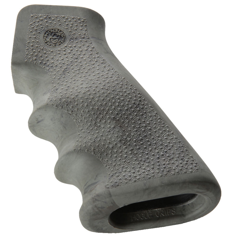 Hogue 15881 Overmolded Grip Ghillie Green Rubber FOR Finger Grooves Ar-15 - Hogue - OVERMOLDED