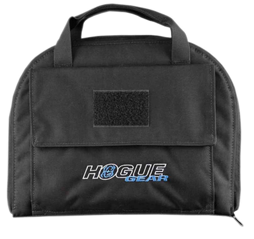 Hogue 59250 Pistol Bag Medium Black Nylon with Front Pocket 9" x 12"-img-0