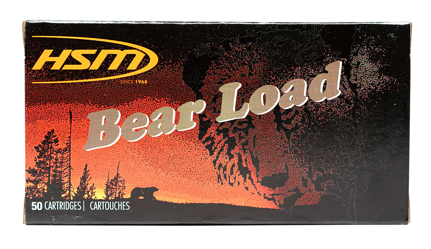 HSM Bear Load .45 Colt 325Gr WFN 50rd Box Rifle Ammo (HSM45C7N)