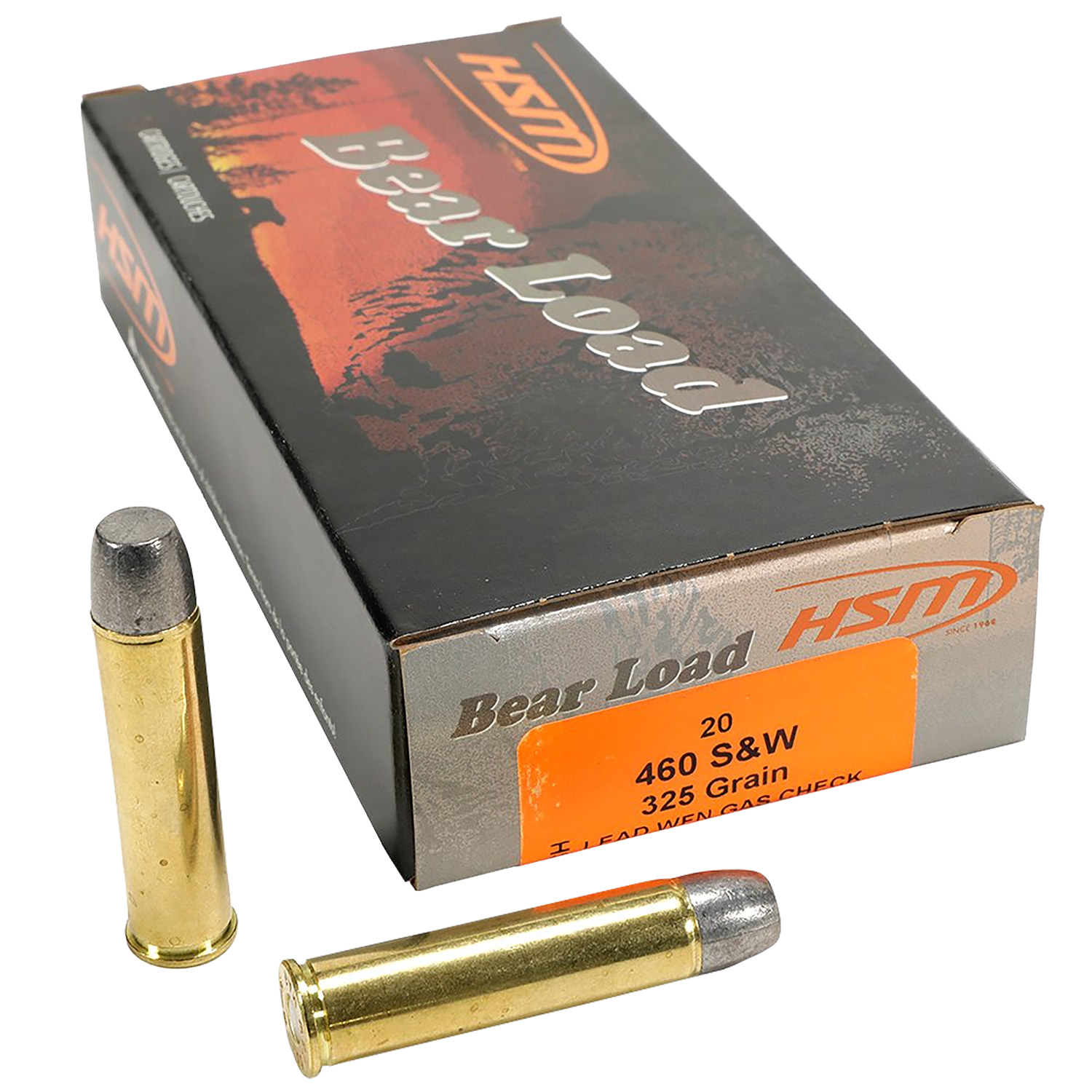 HSM Bear Load Hard Cast Handgun Ammunition .460 S&