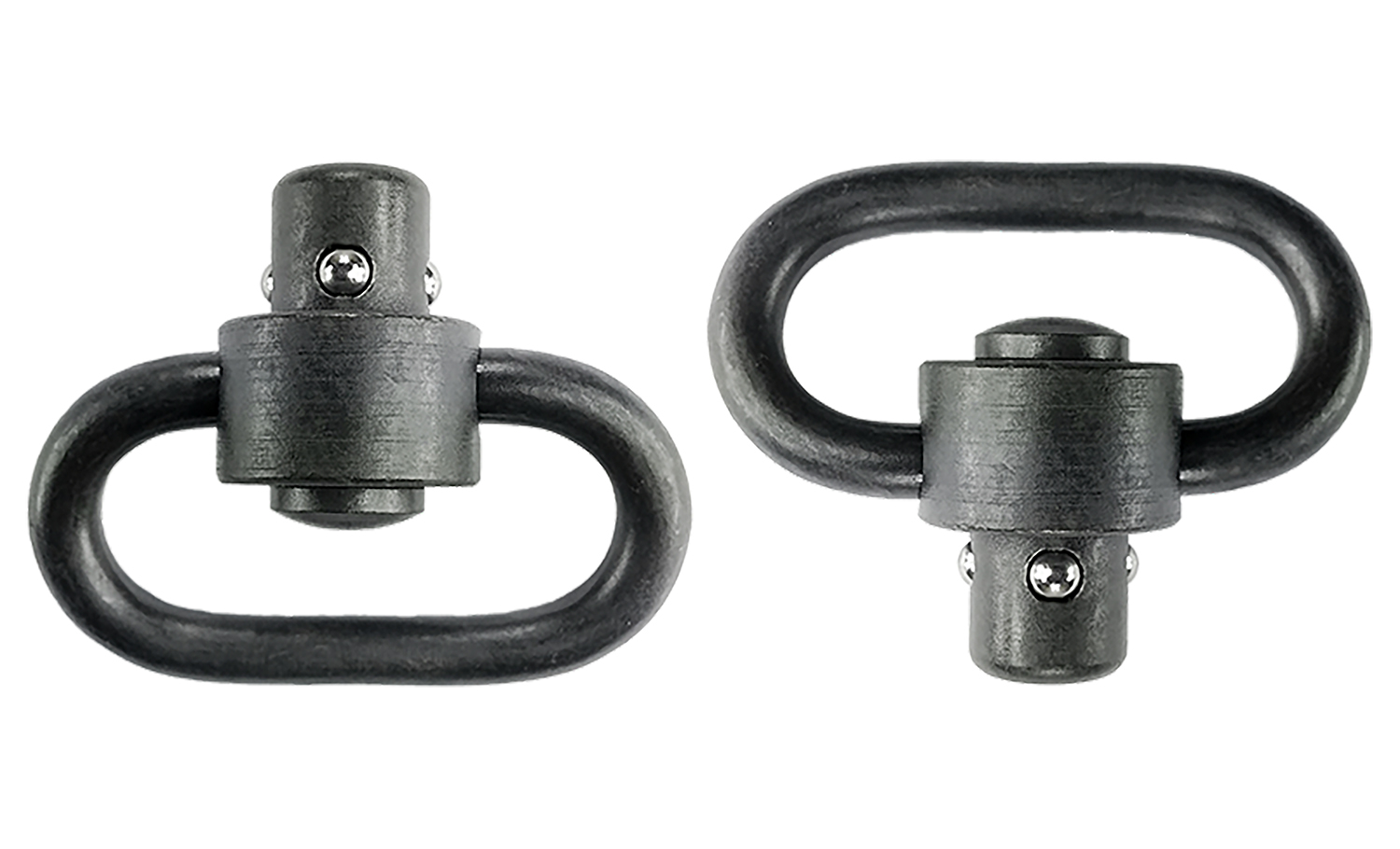 Grovtec USA Inc. HD Push Button Swivels Black 1 1/4" 2-Pack - Grovtec - 1.25"