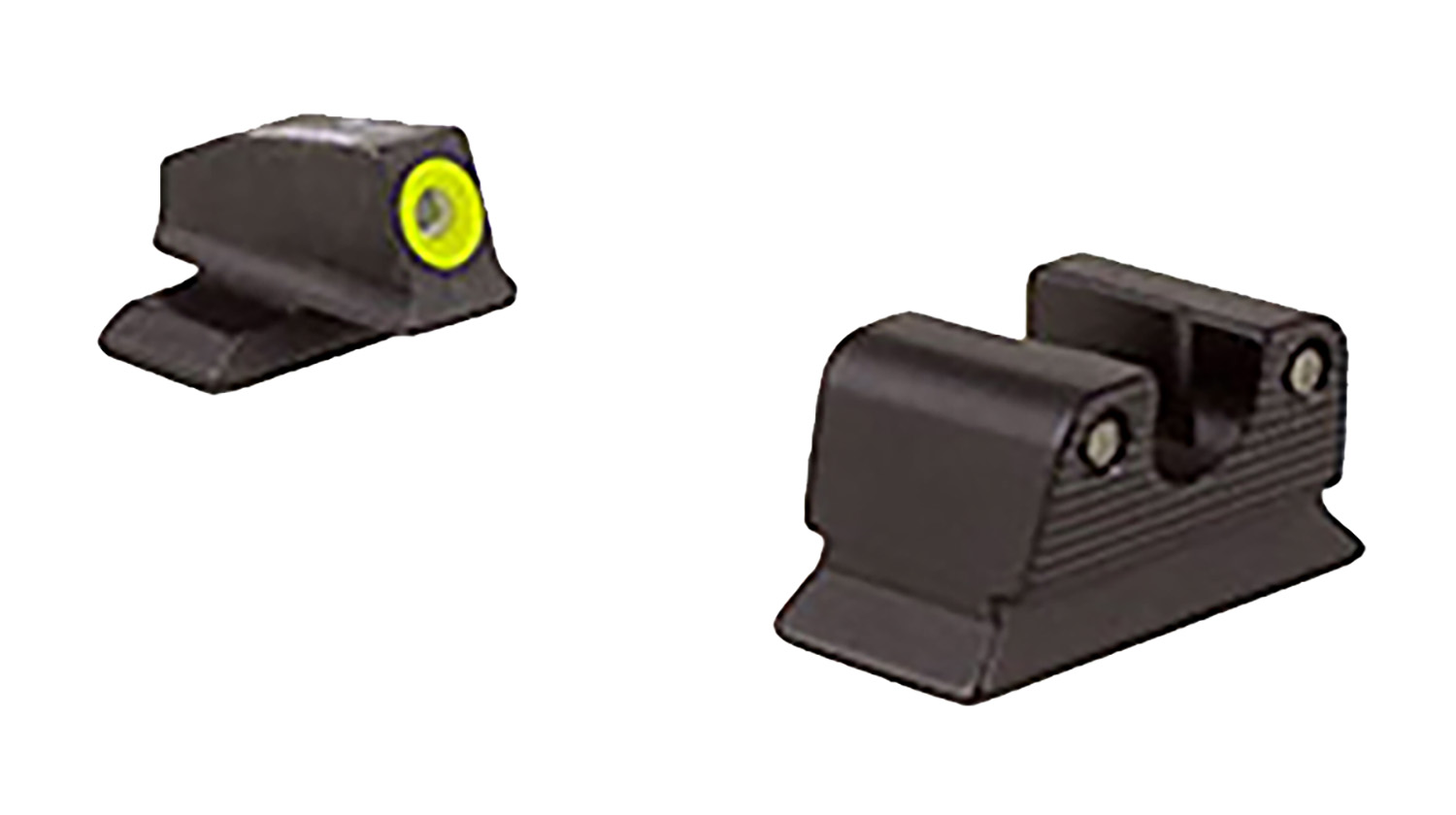 Trijicon Tritium Beretta PX4 HD Green Sights Yellow Outline Black BE11OY