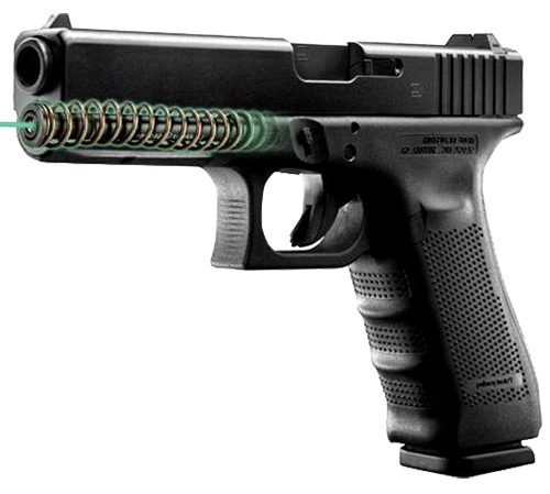 LaserMax LMSG417G Green Guide Rod Laser for Glock 17/34 Gen 4 Black-img-0