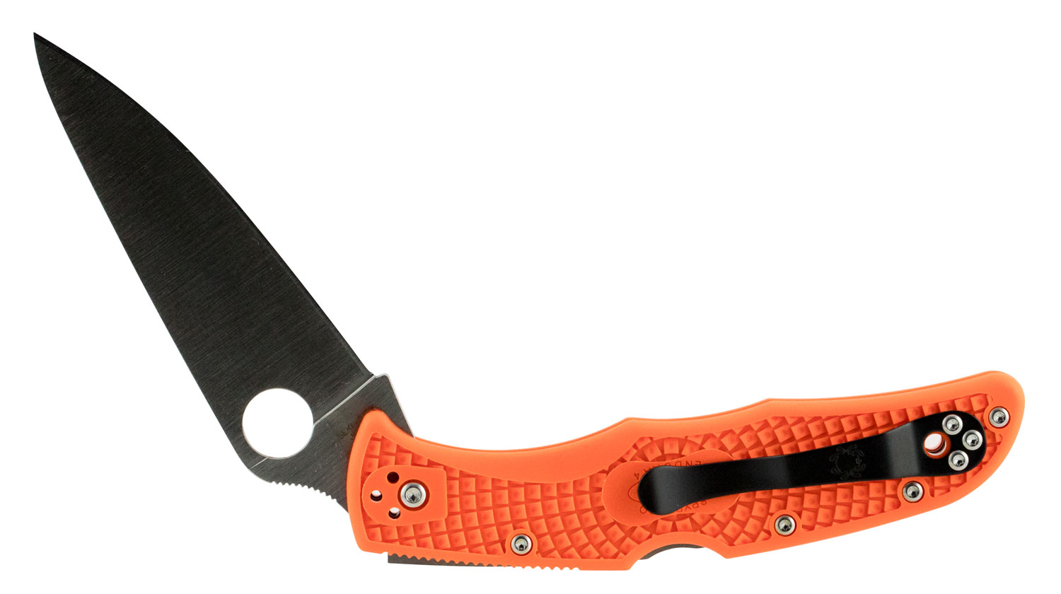 Spyderco C10FPOR Endura SL-PL Orange Flat Ground Knife