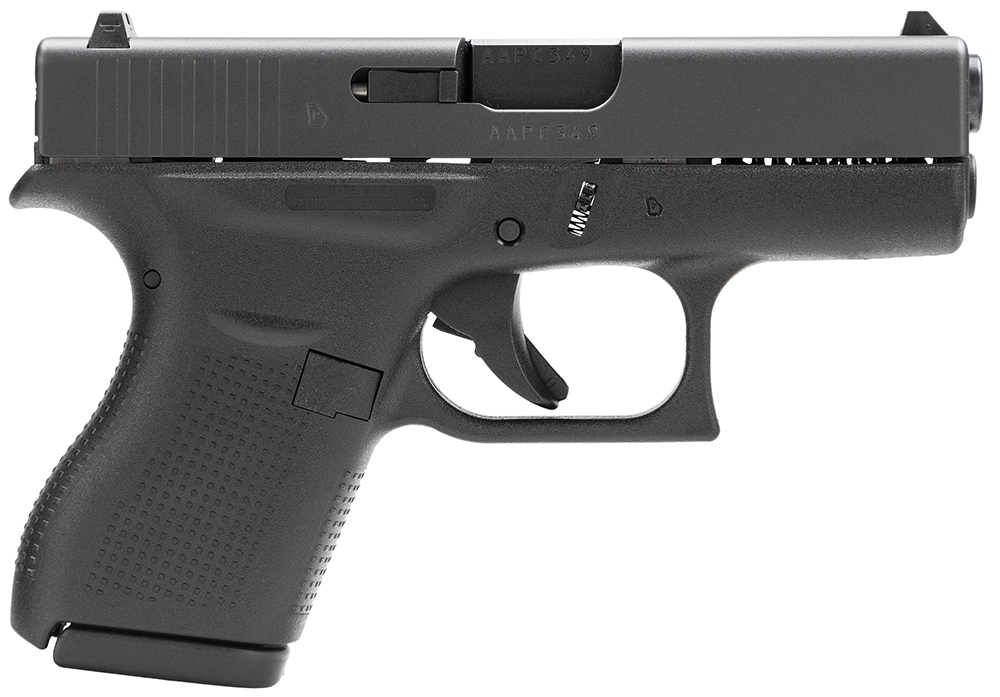 Glock UI4250201 G42 Gen3 Sub-Compact 380 ACP 6+1 3.25" Black Polygonal...-img-0