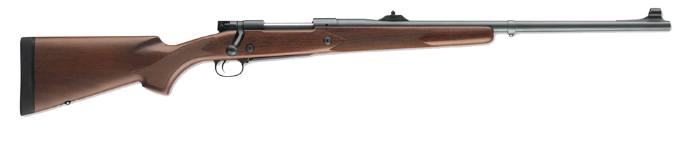 Winchester Guns 535204161 Model 70 Safari Express 375 H&H Mag 3+1 24" Satin Walnut Stock Matte Blued Right Hand