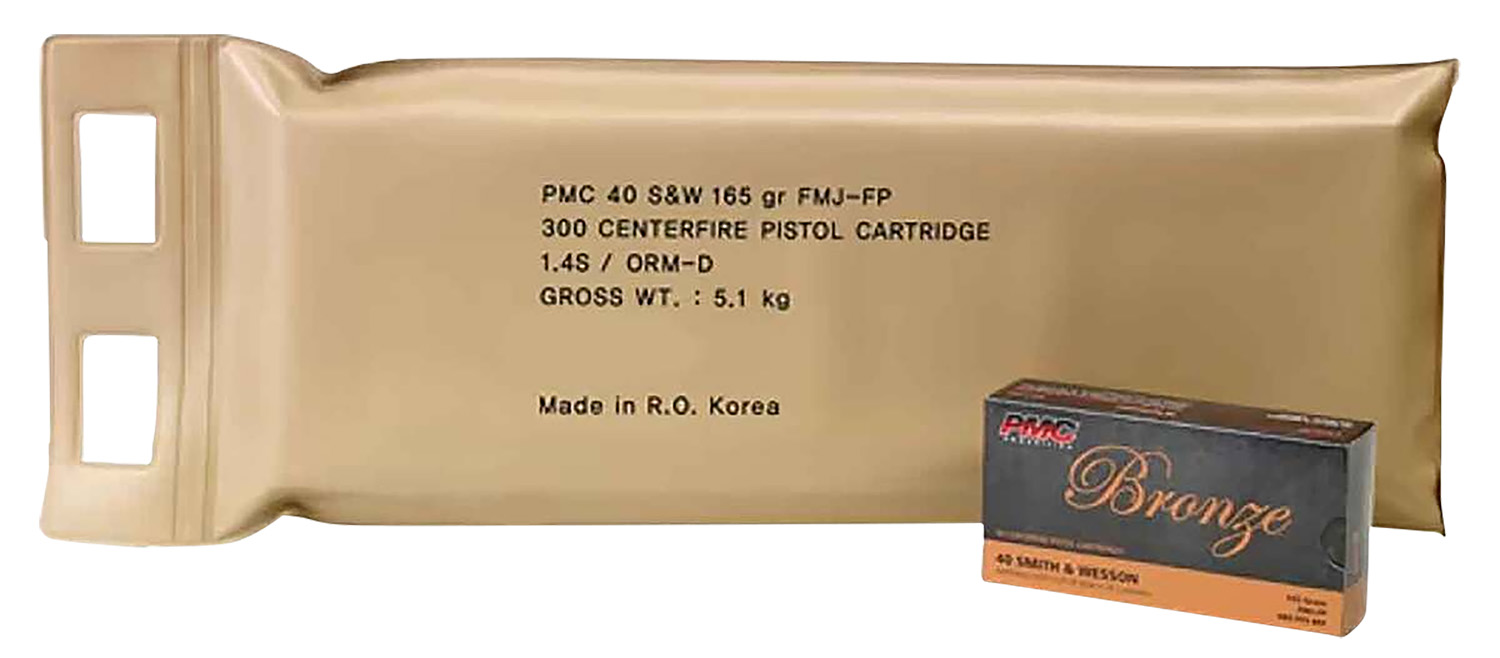 PMC 40DBP Bronze Battle Pack .40 S&W 165gr FMJ 300 Rounds - PMC - Best Price $112.34
