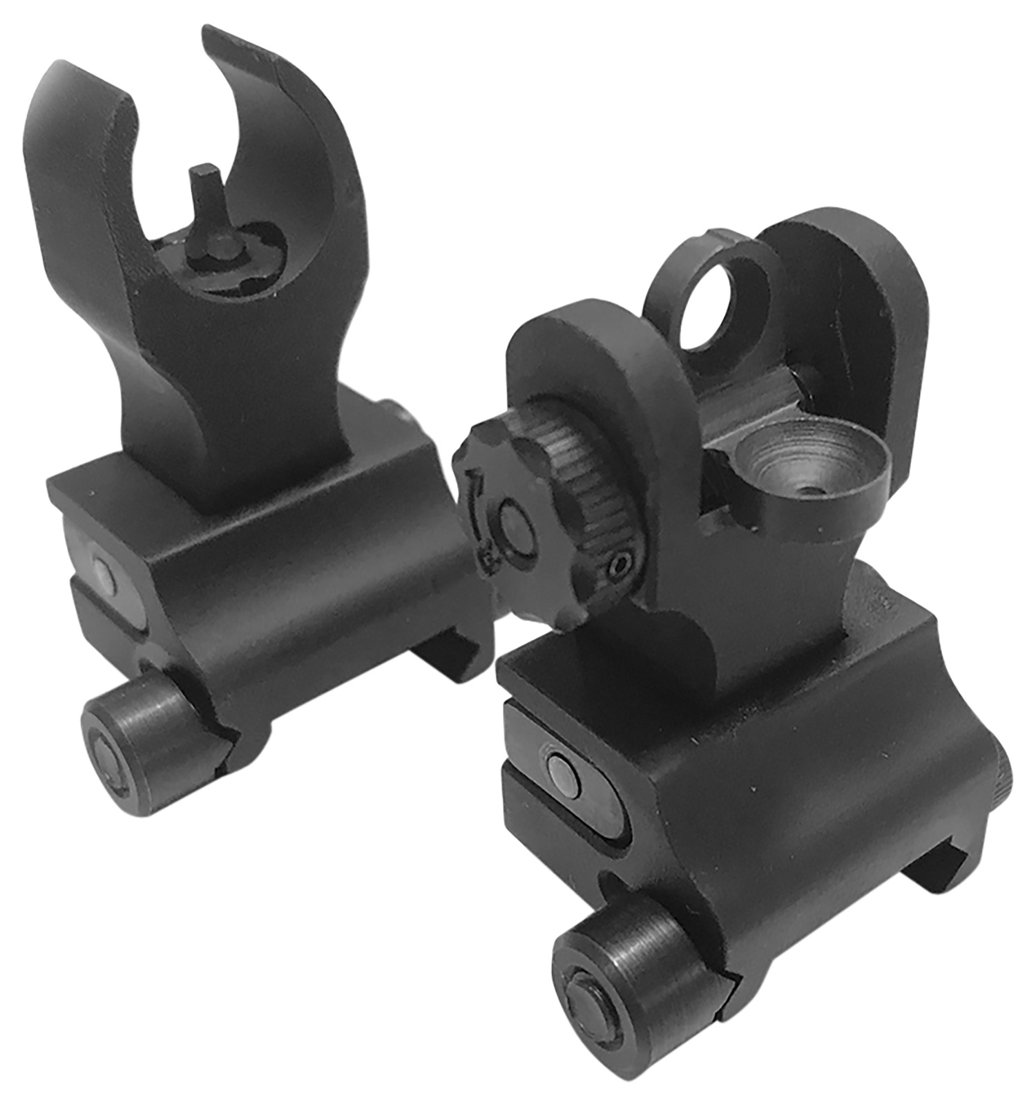 Samson FFSFRSPKG AR-15 Folding Sight Set HK Front A2 Rear Black
