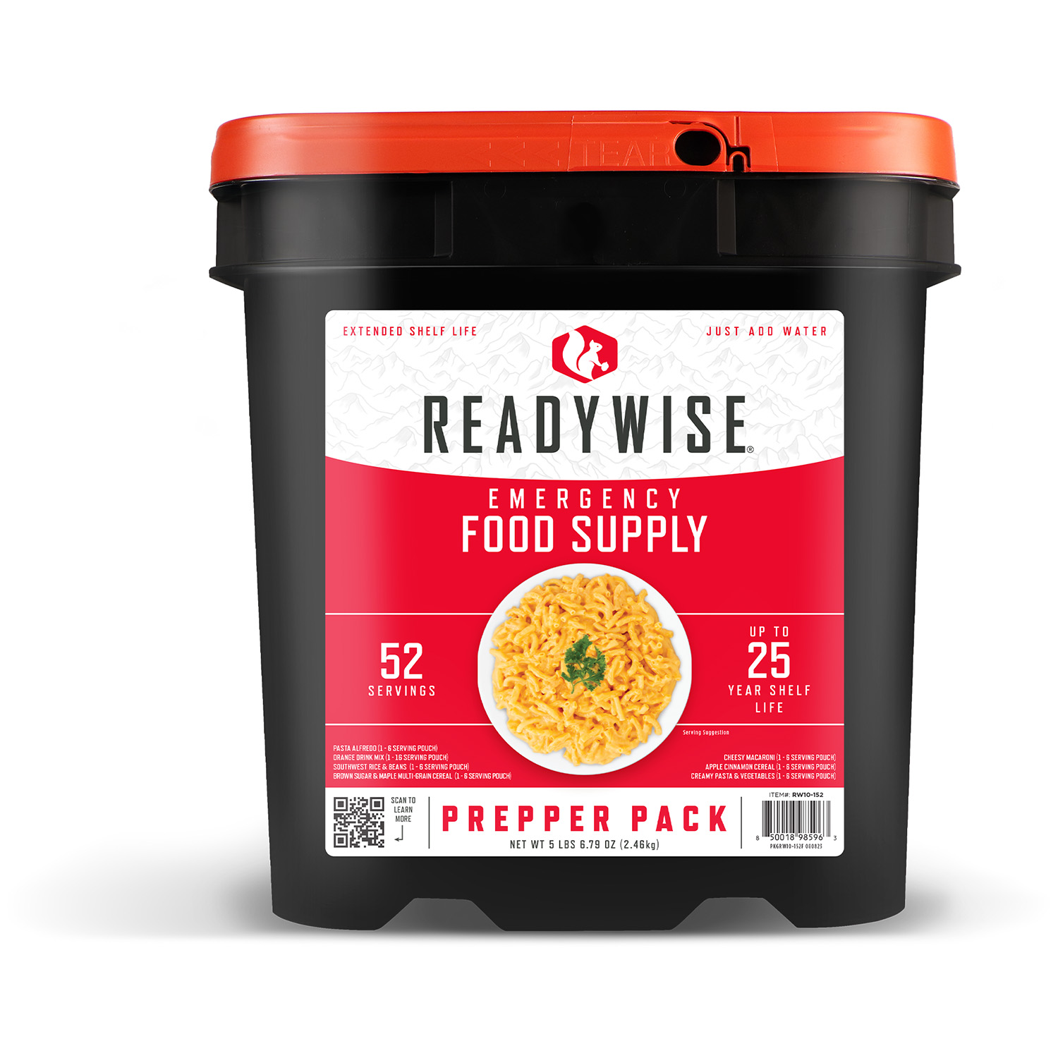 ReadyWise RW01152 Emergency Supplies Freeze Dried Prepper Pack 52...-img-0