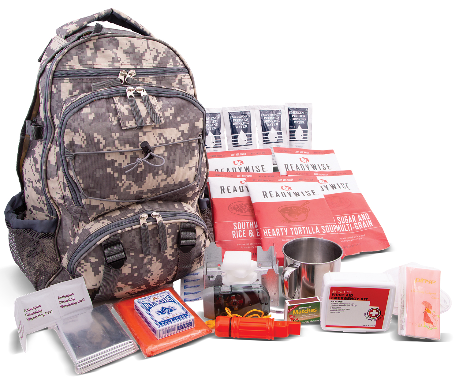 Readywise Rw01622gsg 5-Day Survivial Backpack 32 Servings PER 01-622GSG
