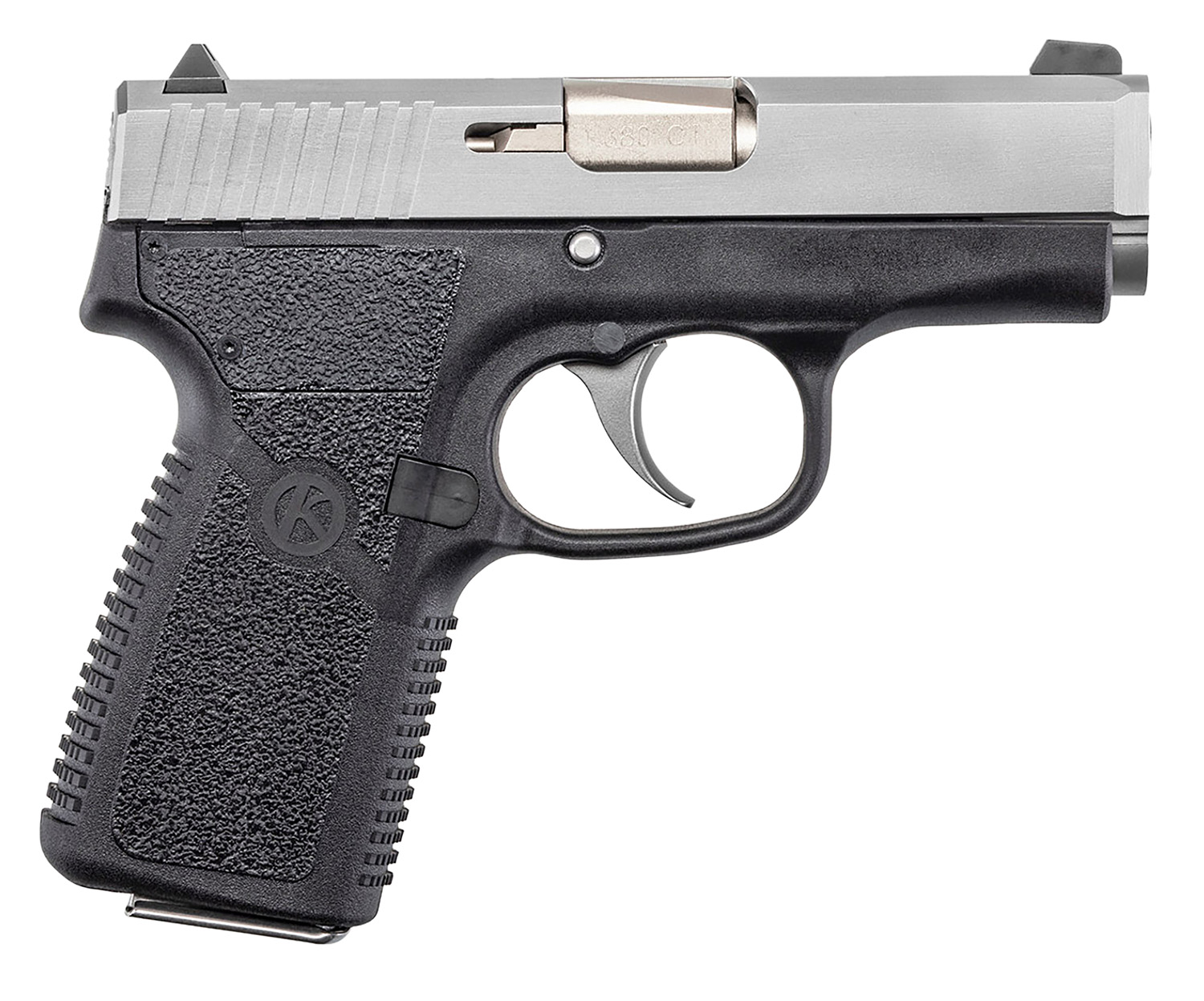 Kahr Arms CT3833 CT  380 ACP Caliber with 3 Barrel, 7+1 Capacity, Black Finish Frame, Serrated Matte Stainless Steel Slide & Textured Polymer Grip Includes 1 Mag