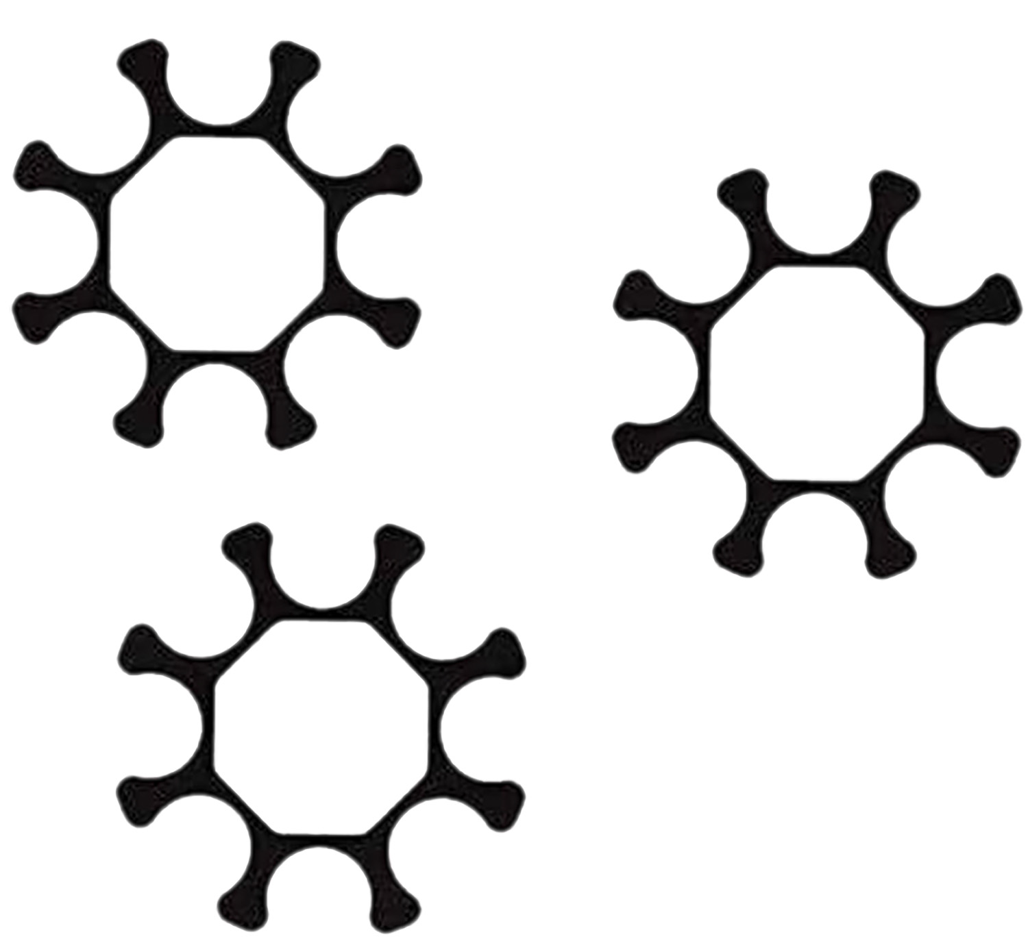 Smith & Wesson 192130000 Moon Clip Full 9mm Luger 8rd For S&W 929 Steel 3 Per Pack