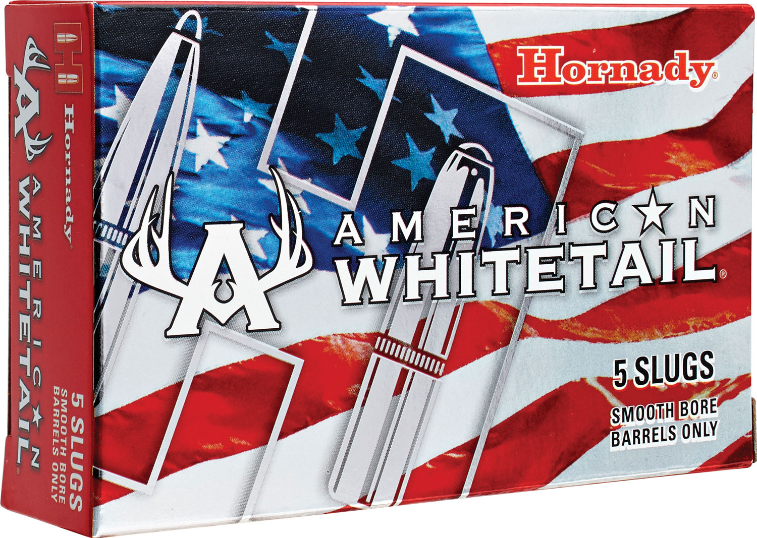 Hornady 86234 American Whitetail  12 Gauge 2.75 1 oz Rifled Slug Shot 5 Per Box/ 20 Case