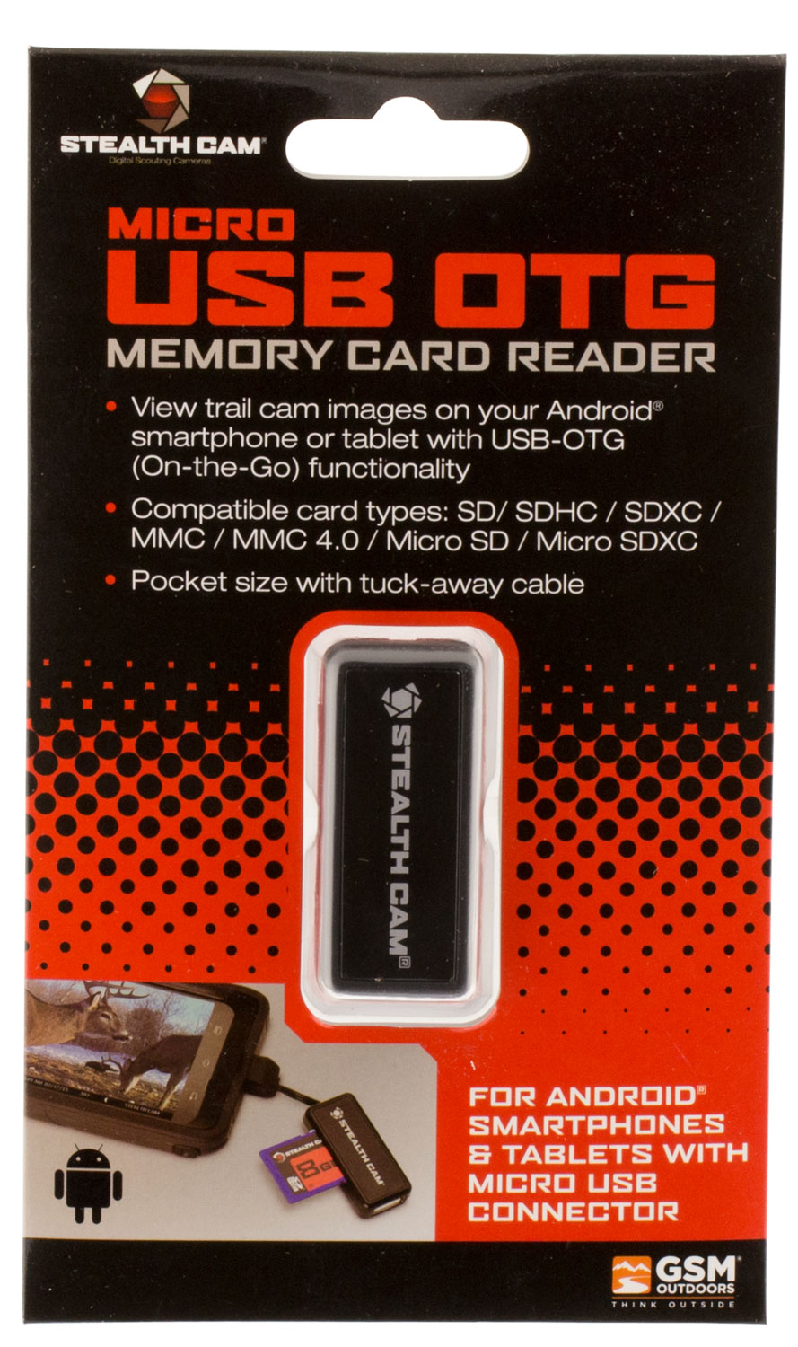 Stealth Cam STCSDCRAND Memory Card Reader View Photos/Videos Black...-img-0
