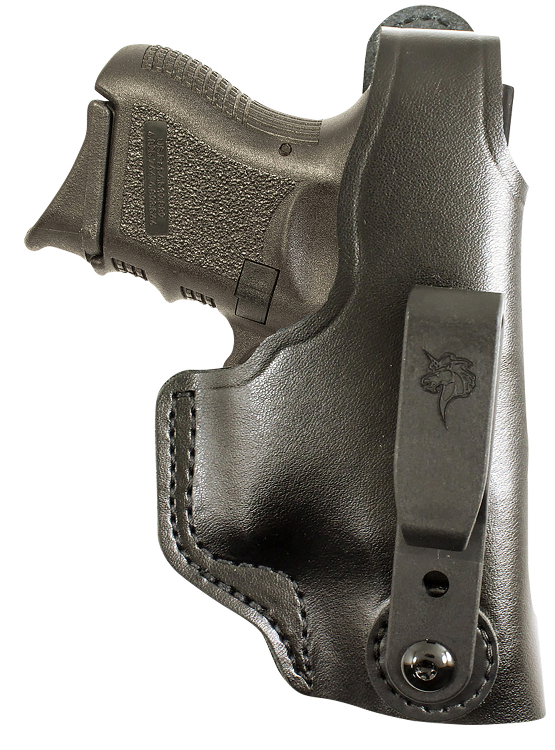 DeSantis 033BAX7Z0 Dual Carry II IWB/OWB Black Leather Holster S&W Shield