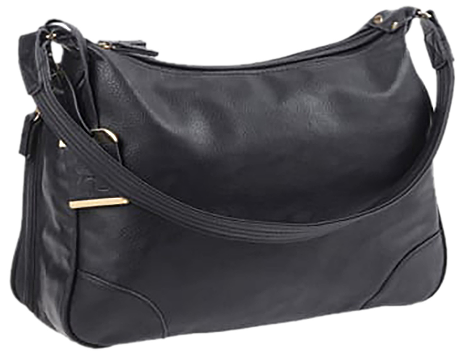 Bulldog BDP010 Hobo Purse with Holster Black Leather Ambidextrous