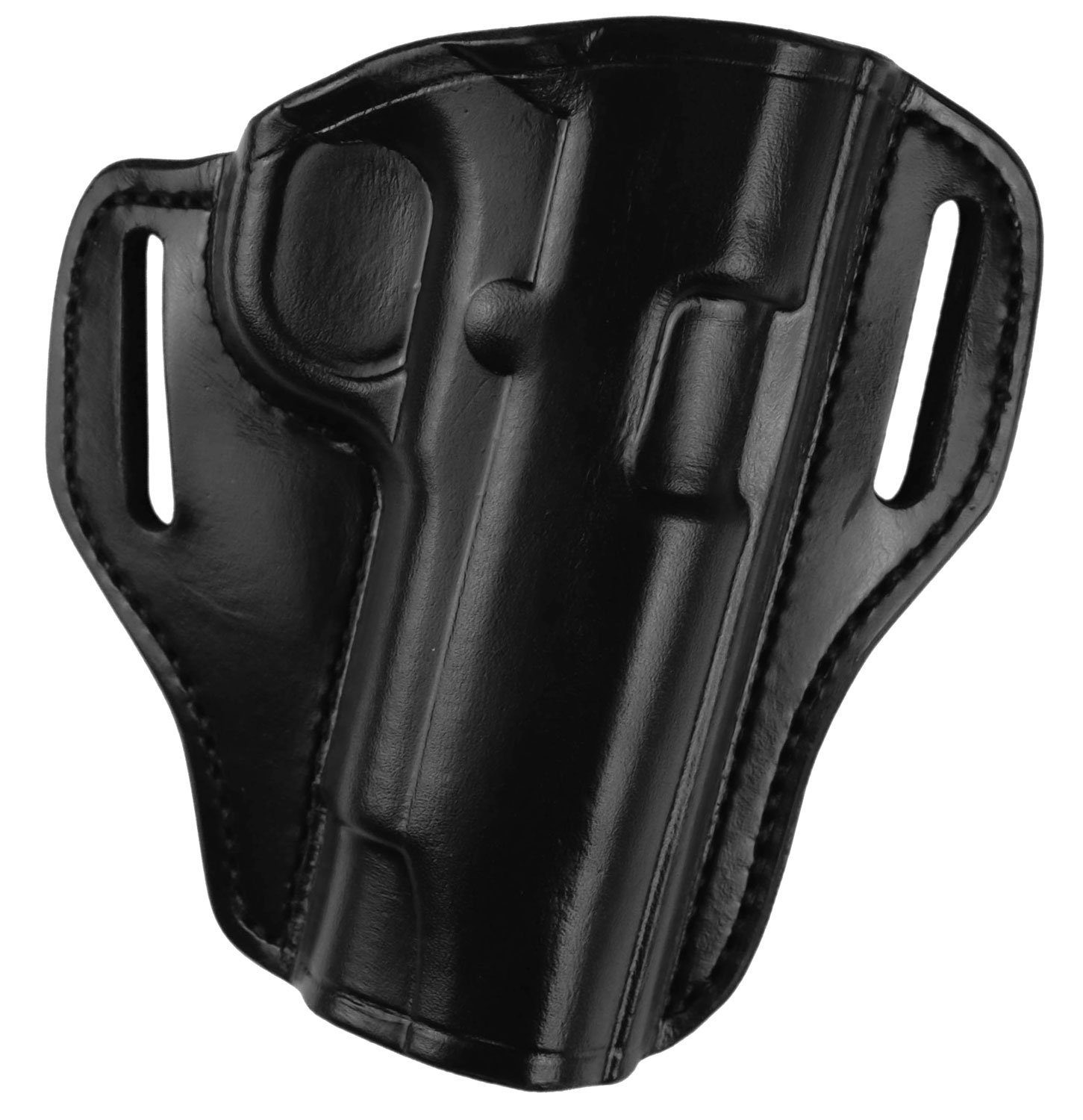 Bianchi 57 Remedy Small Right Hand Holster Black Leather 25054