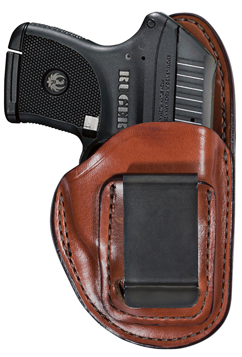 Bianchi 25308 100 Professional IWB Size 06 Tan Leather Belt Clip Fits-img-0