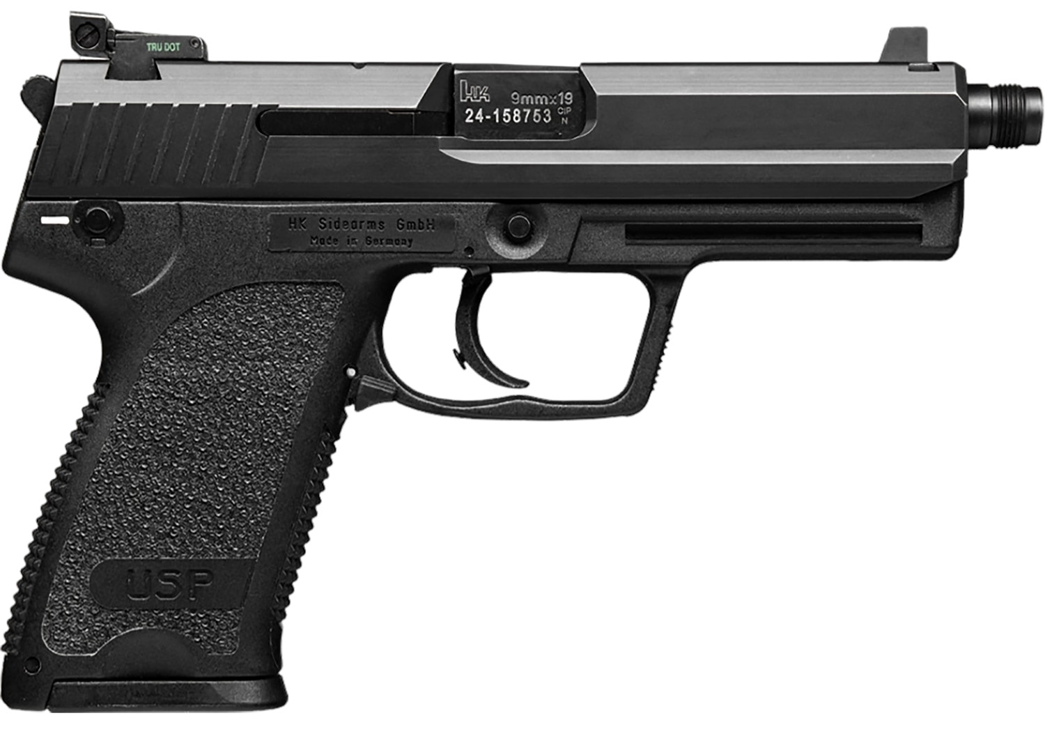 HK 81000348 USP Tactical V1 Full Size Frame 9mm Luger 15+1, 4.86