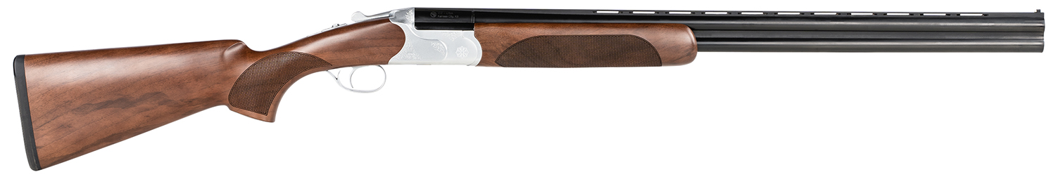 CZ-USA 06473 Redhead Premier 20 Gauge 3 2rd 28 Gloss Black Chrome Barrel, Silver Satin Chrome Metal Finish, Turkish Walnut Stock Includes 5 Chokes