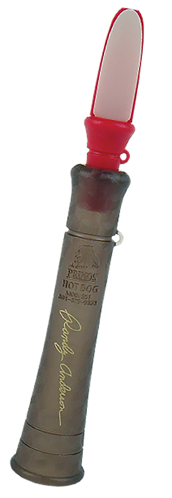 Primos PS351 Hot Dog Predator Call Loud Howler Brown Detachable Mouthpiece