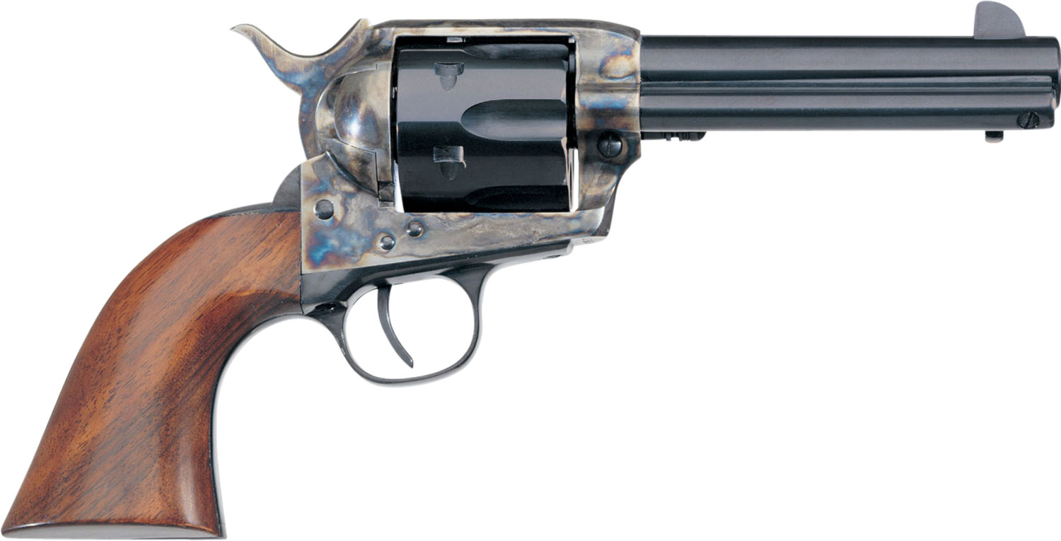 Taylor's & Co 1873 Cattleman SAO Revolver 357 Mag 4.75" Barrel 6 Rounds Walnut Grip Blued