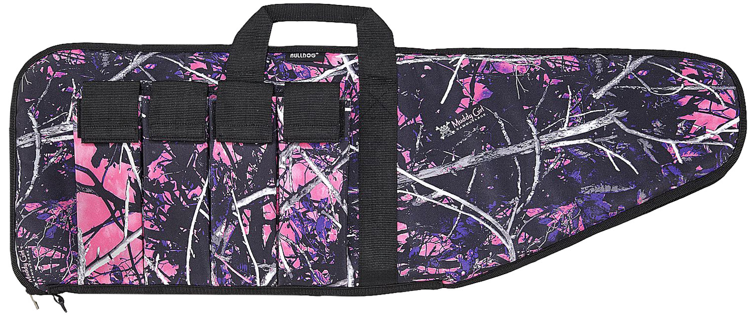 Bulldog MDG1043 Extreme Tactical  43 Muddy Girl Camo Water-Resistant Nylon Camo, Black Trim, Tricot Lining, 4 External Velcro Magazine Pouches