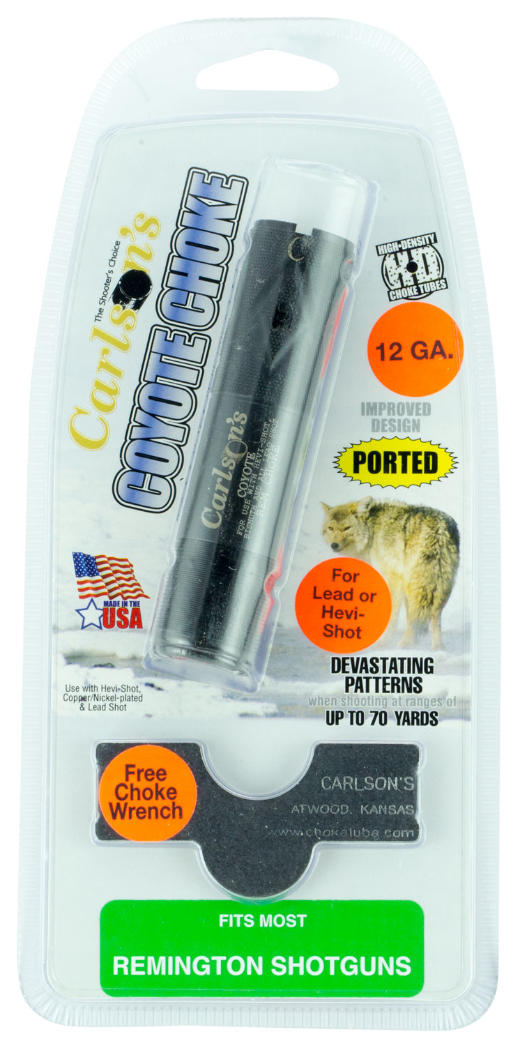 Carlson's Choke Tubes 30044 Coyote 12 Gauge Ported 17-4 Stainless Steel-img-0