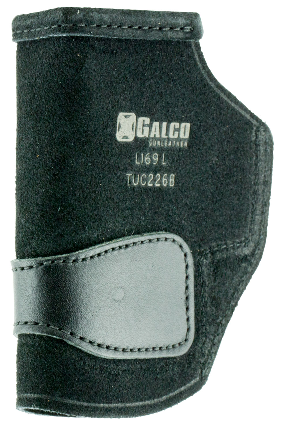 Galco TUC226B Tuck-N-Go 2.0 IWB Black Leather Compatible w/ Glock 19X/19 Gen1-5/23 Gen2-5 UniClip/Stealth Clip Mount Ambidextrous