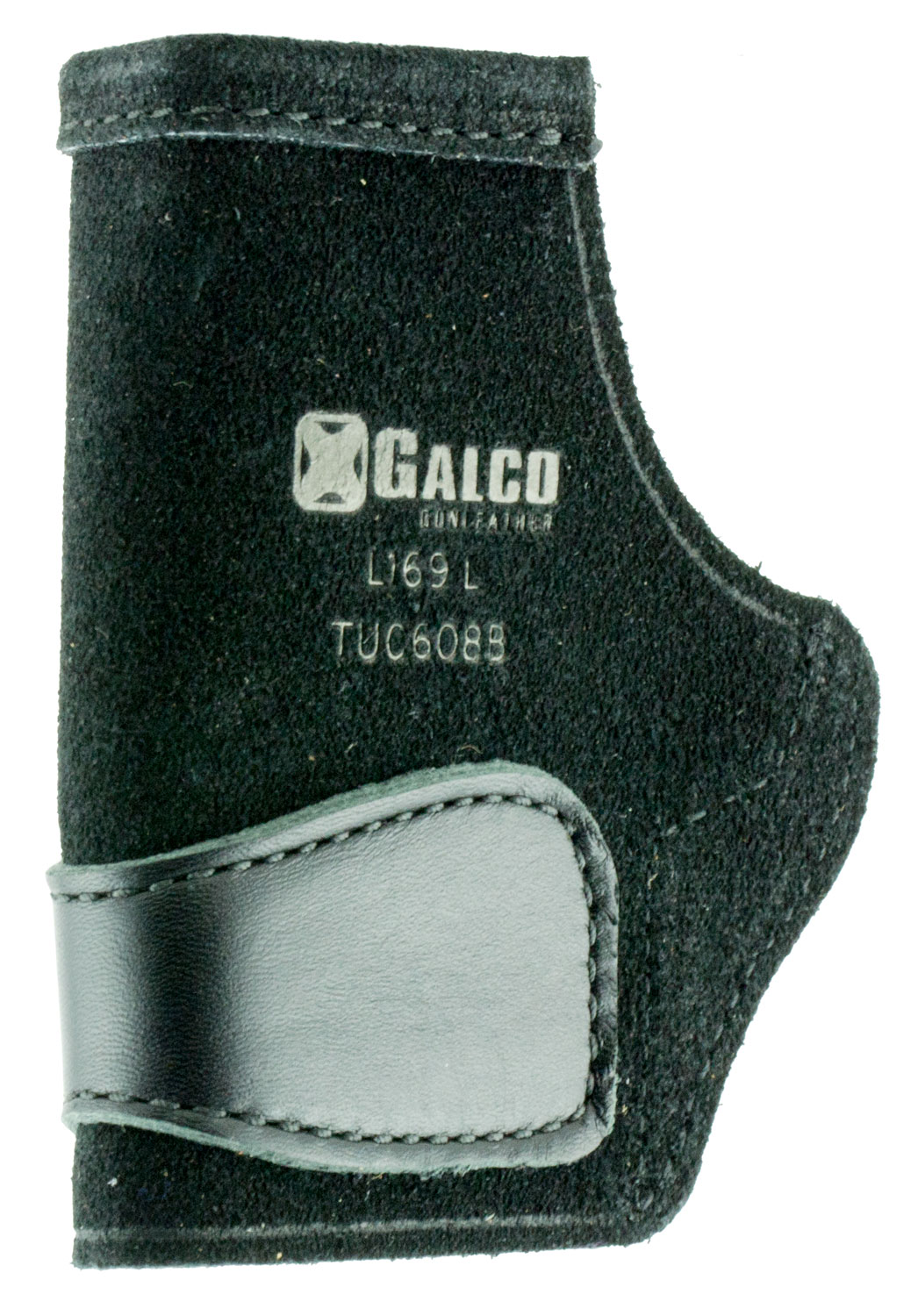 Galco TUC608B Tuck-N-Go 2.0 IWB Black Leather UniClip/Stealth Clip Fits Sig P238/Springfield 911/Diamondback DB Ambidextrous