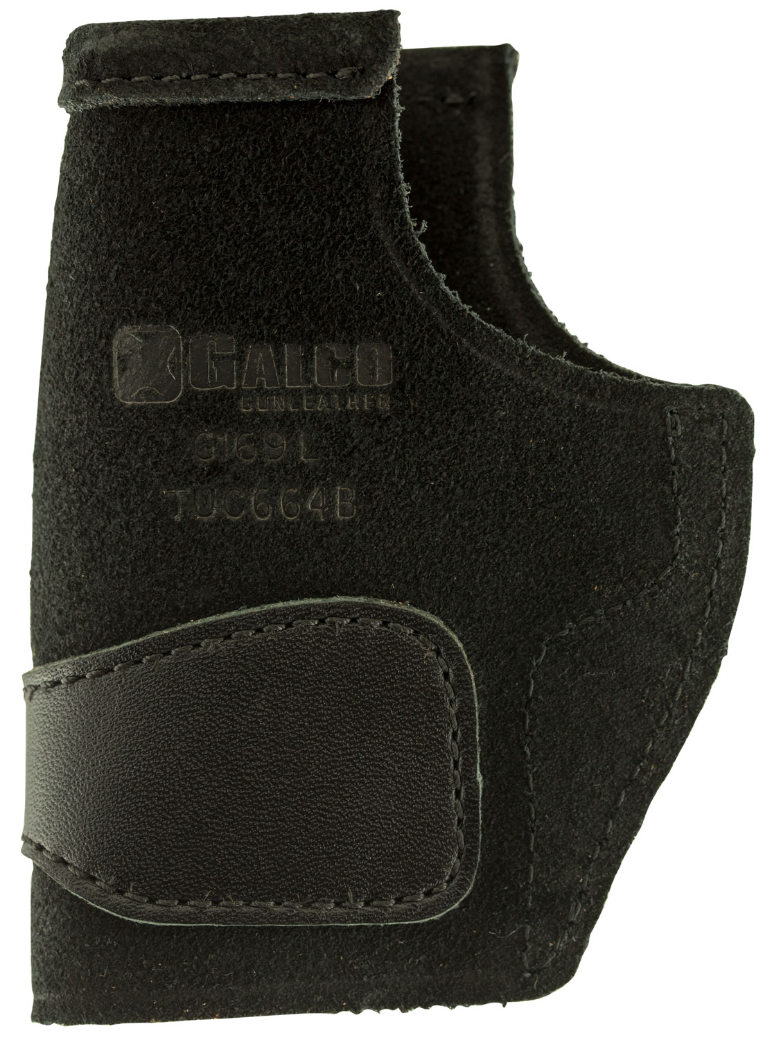 Galco TUC664B Tuck-N-Go 2.0 IWB Black Leather UniClip/Stealth Clip Fits Sig P938 Ambidextrous
