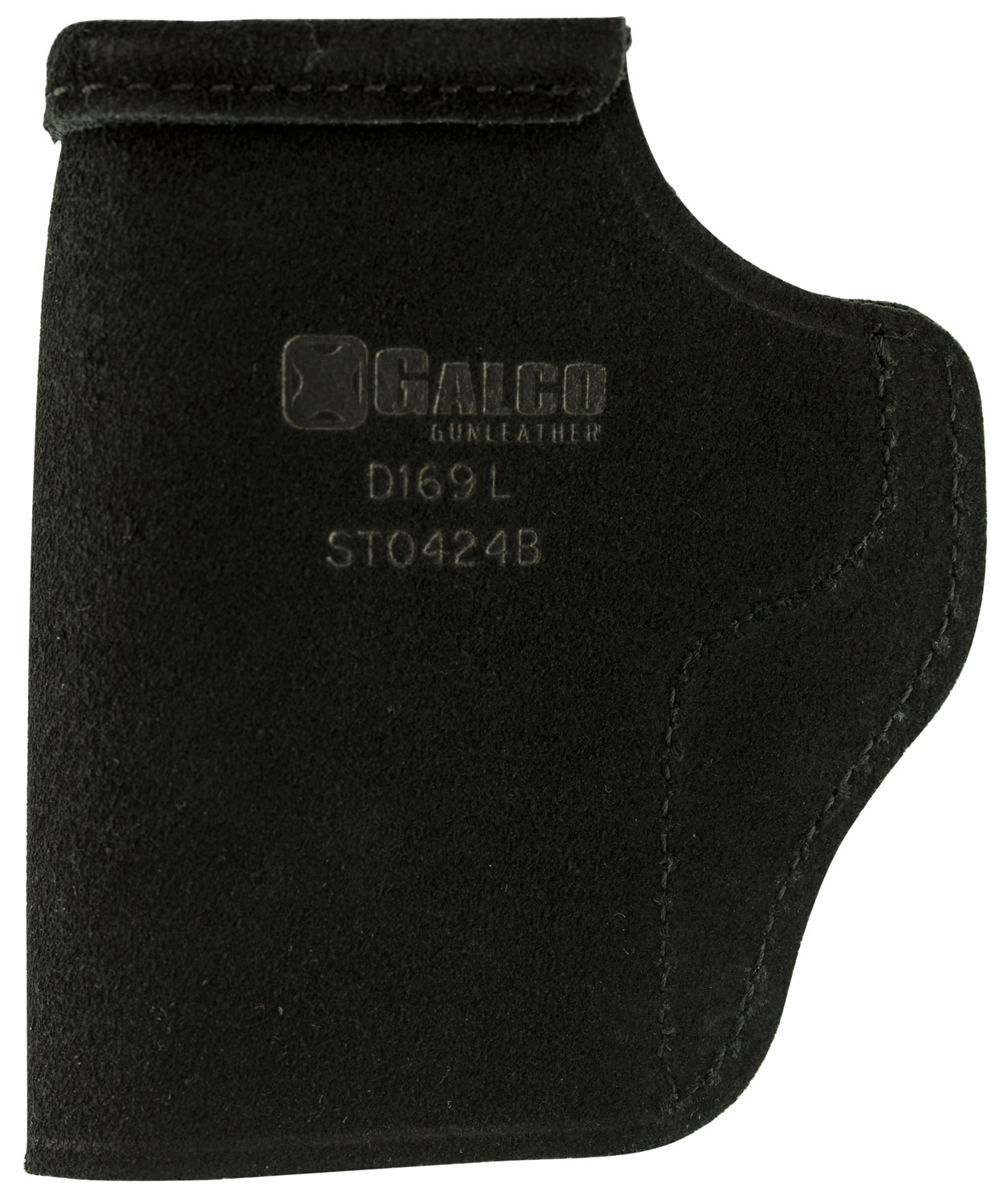 Galco STO424B Stow-N-Go  IWB Black Leather Belt Clip Fits 1911 3 Barrel Right Hand