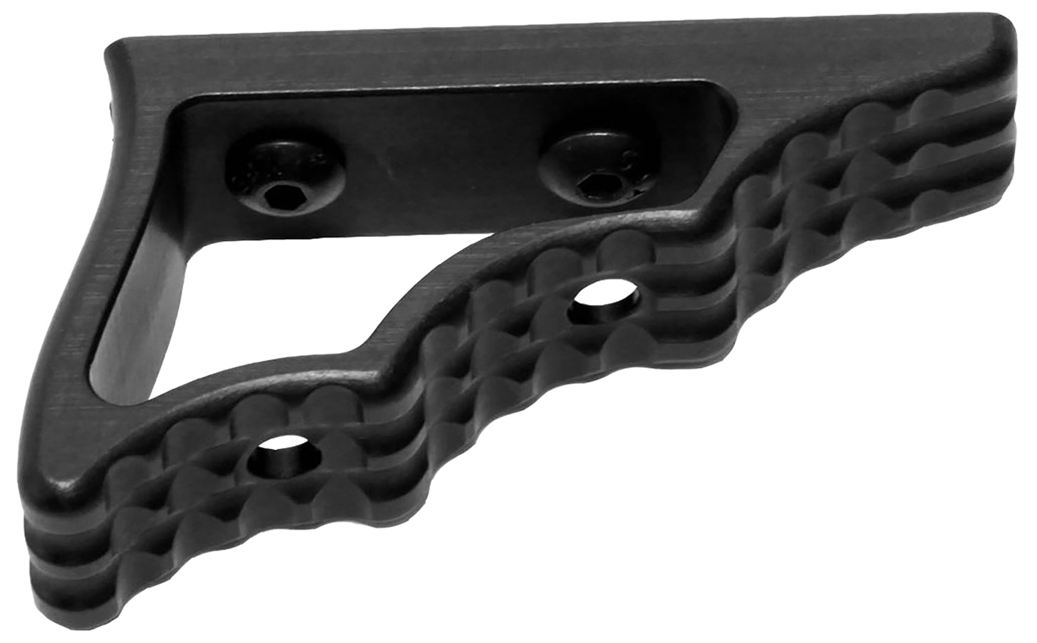Ergo KeyMod Enhanced Angle Grip Aluminum Black