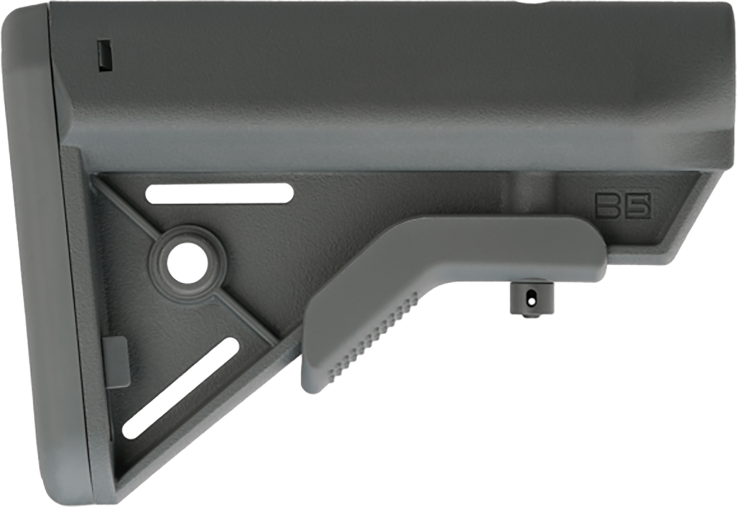 B5 Systems BRV1117 Bravo  Wolf Gray Synthetic for AR-Platform with Mil-Spec Receiver Extension (Tube Not Included)